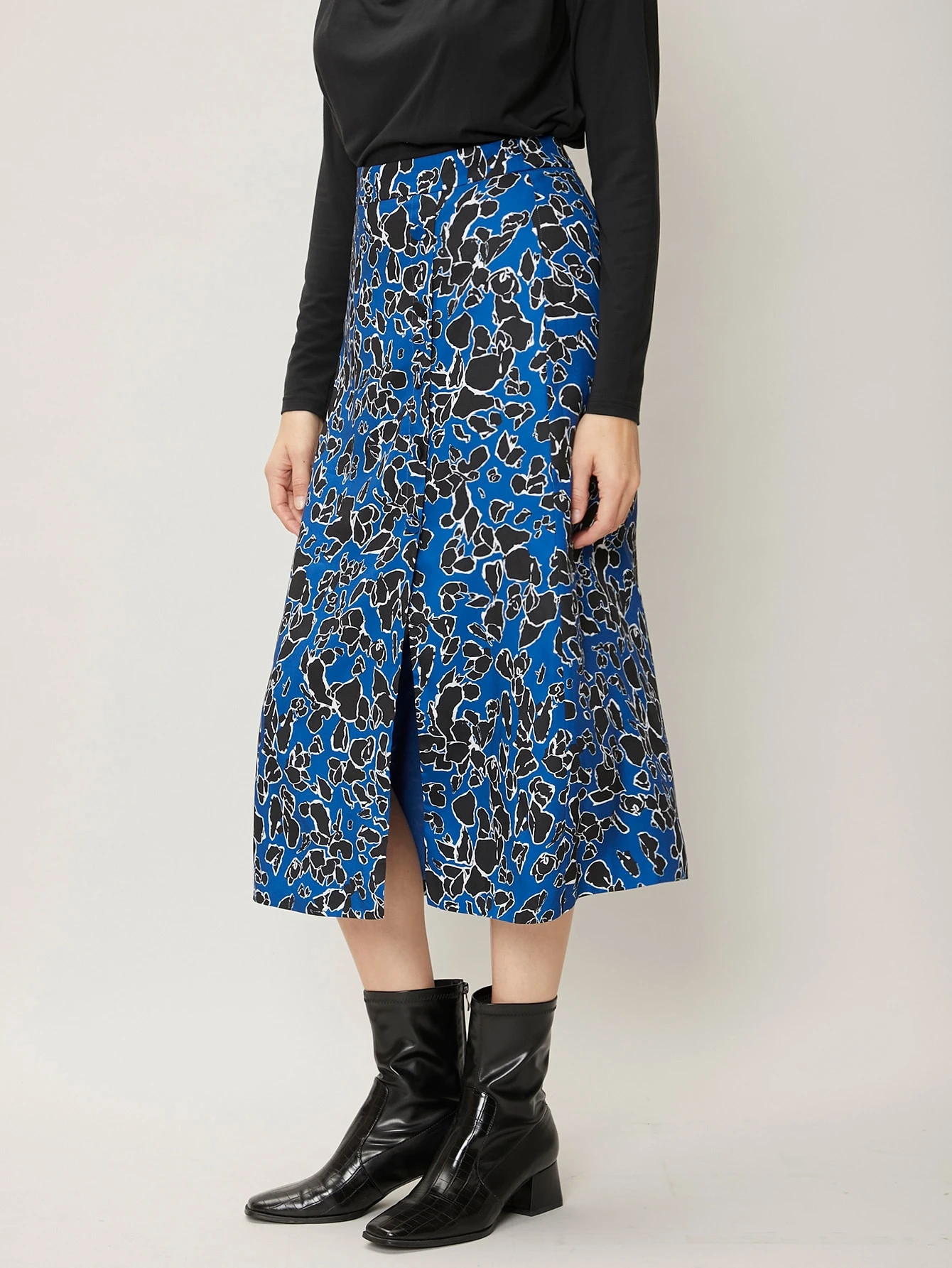 Miniatura 7 de PREMIUM Falda mixto cruzado de ajuste recto