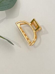DAZY Minimalist Hair Claw For Daily Use For Girls Hairstyles Casual Claw Clips Hair Clips Hair Jaw Clip Hair Clamps Hair Clutch Hair Catcher Clip - Gold - View 11