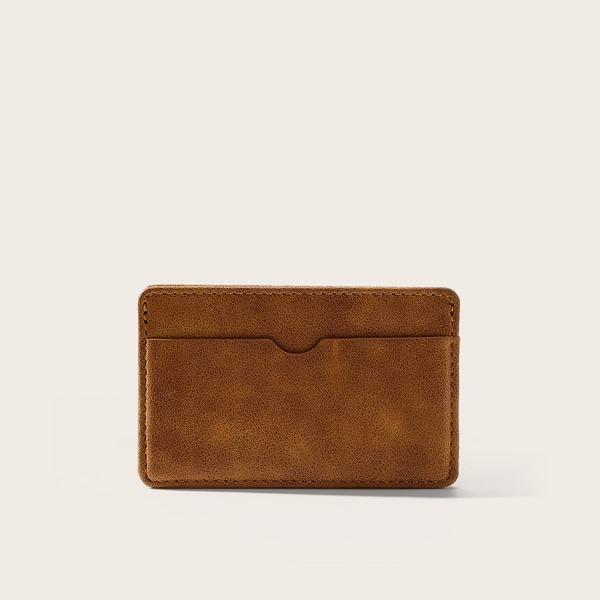 

Minimalist Card Holder, Brown