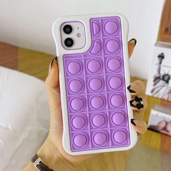 

Push Pop Bubble Fidget Phone Case, Multicolor