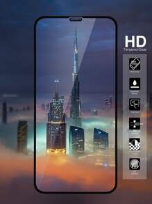 4pcs/Set High-Definition, High-Aluminum Alloy, Full Screen Coverage Tempered Glass Screen Protector Compatible With Iphone 14 6.1", 13, 13 Pro 6.1", 15, 15 Pro Max, 16, 16 Pro, 16 Pro Max, 17, 17 Pro, 17 Pro Max, AIR - Clear - View 6