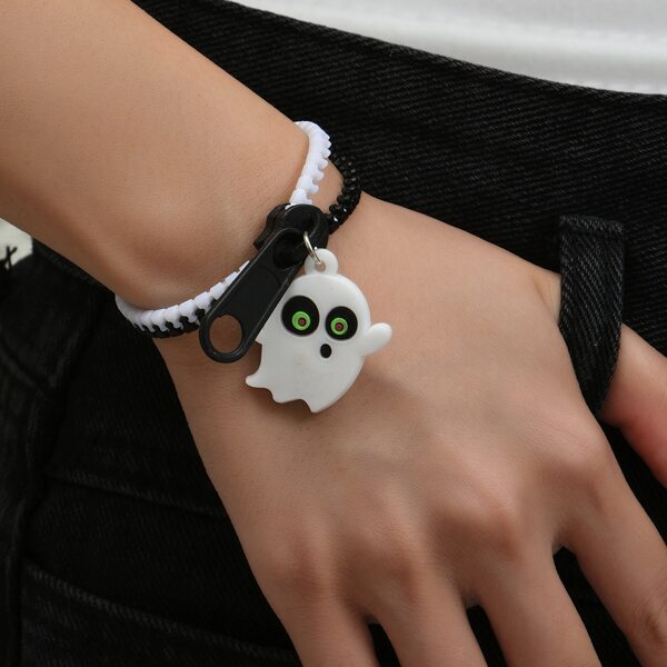 

Halloween Zipper Design Bracelet, Multicolor