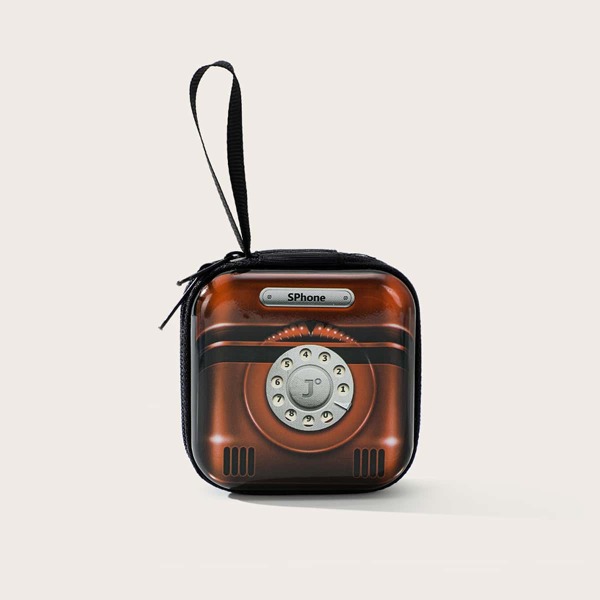 

Metallic Phone Design Coin Purse, Multicolor