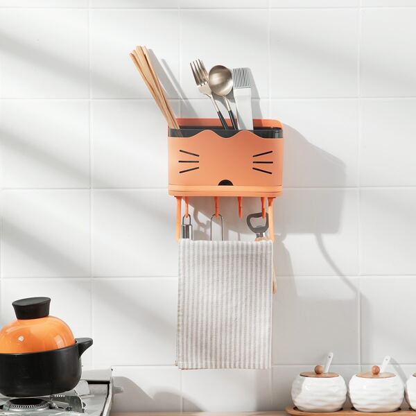 

Cat Print Chopstick Cage, Multicolor