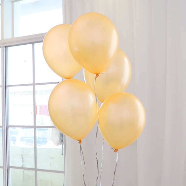 

10pcs Solid Color Balloon, Gold