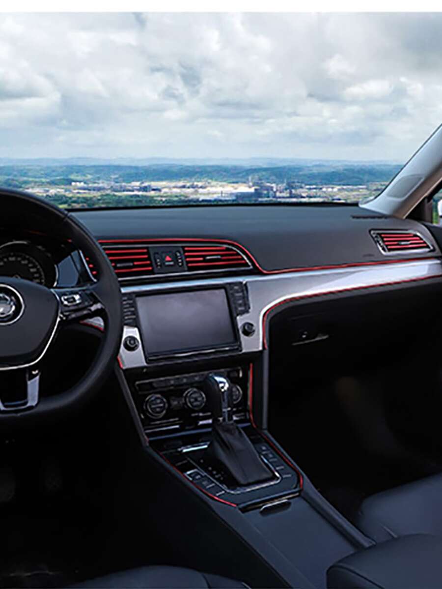 Dải trang trí xe 5M - Đỏ - Xem 1