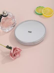 10x Magnification Makeup Mirror - Silver - View 1