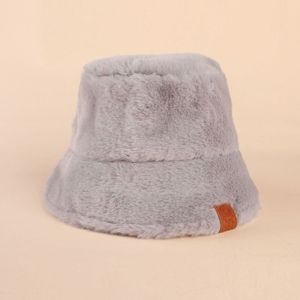 

Toddler Kids Label Decor Bucket Hat, Light grey