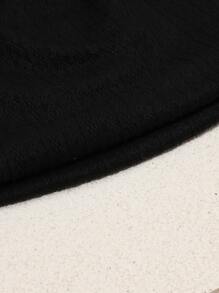 Minimalist Solid Beanie - màu đen - Xem 5