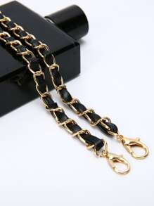 CONTAINEVERY Dây đeo túi bằng dây kim loại Nhôm kim loại Phụ kiện túi xách tay Phụ kiện thay thế Bền bỉ sành điệu Dành cho tân binh & Công nhân cổ trắng Dành cho các cô gái tuổi teen Phụ nữ Sinh viên đại học Túi Quà tặng Đồ dùng học tập Quà tặng giáo viên Phụ kiện giáo viên tựu trường - màu đen - Xem 3