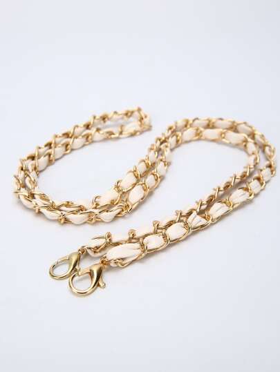 CONTAINEVERY Metal Chain Bag Strap Metal Aluminum Portable Bag Accessories Replacement Accessories Stylish Durable For Rookies & White-collar Workers For Teen Girls Women College Students