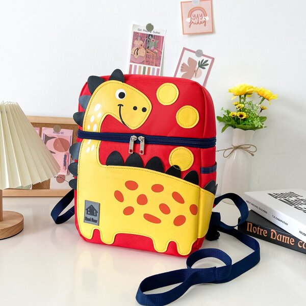 

Kids Cartoon Graphic School Bag, Multicolor