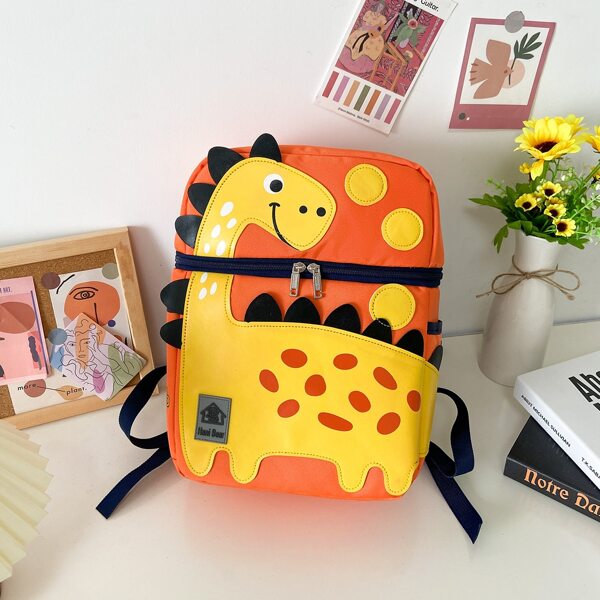 

Kids Cartoon Graphic School Bag, Multicolor