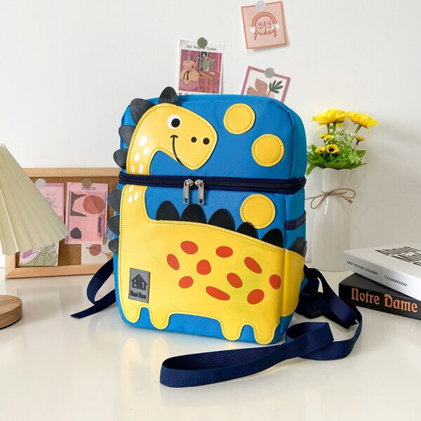 

Kids Cartoon Graphic School Bag, Multicolor