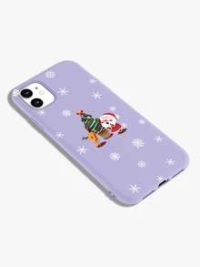 Hộp đựng điện thoại di động đồ họa Giáng sinh - Nhiều màu - Xem 3