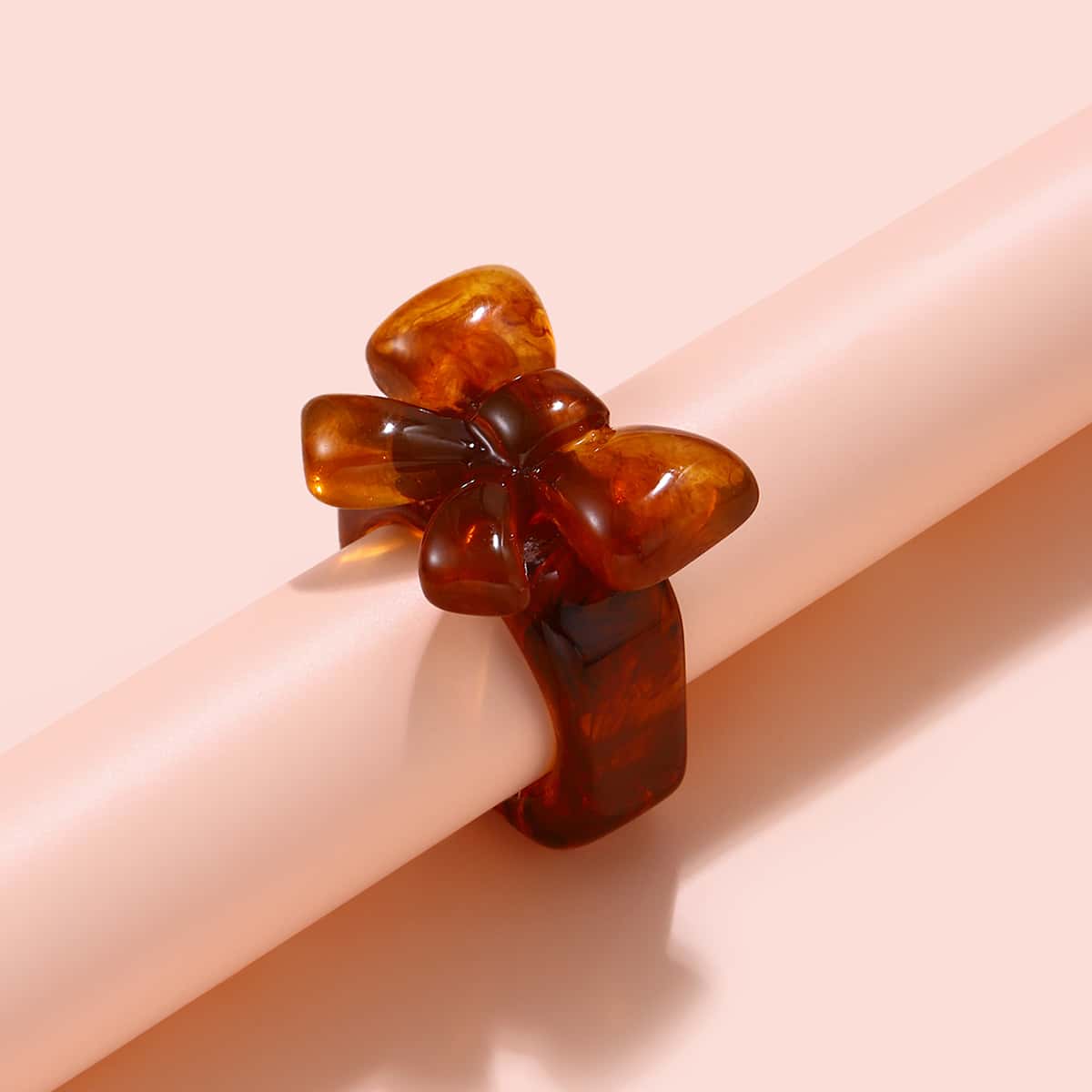 

Bow Decor Ring, Brown