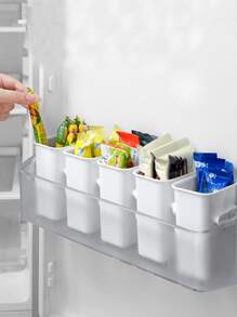1入組冰箱收納盒 - 白色 - 查看 1