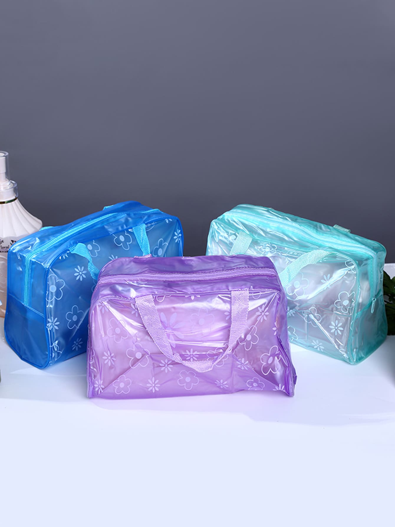 1件裝隨機顏色洗漱包 - 彩色 - 查看 1