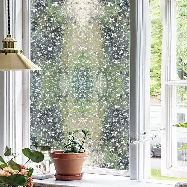 

1pc Static Adsorption Privacy Window Sticker, White