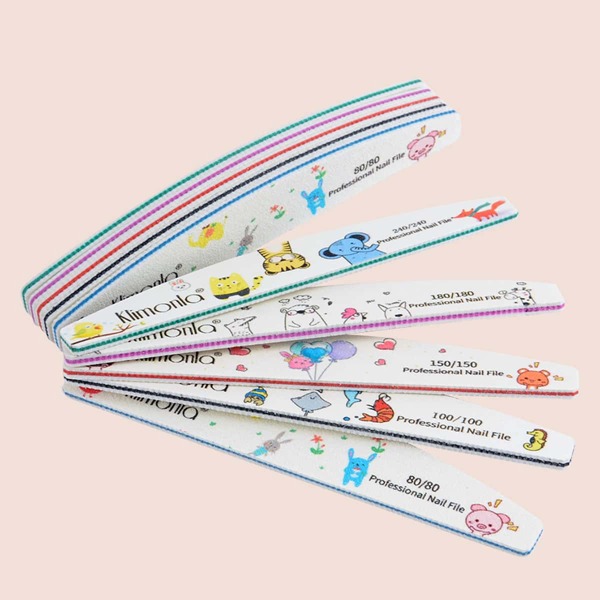 

5pcs Cartoon Graphic Nail Art File, Multicolor