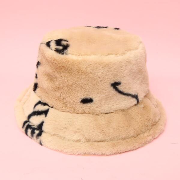 

Fluffy Bucket Hat, Khaki