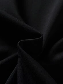 Manfinity Hombres Sudadera de rayas verticales - Negro - Ver 6