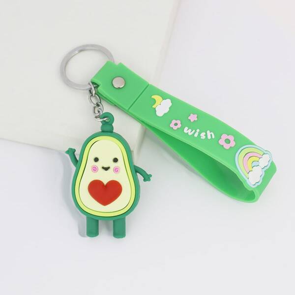 

Fruit Charm Keychain, Multicolor