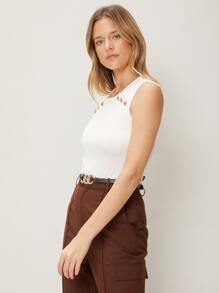 MOTF PREMIUM VISCOSE RIBBED TANK TOP
