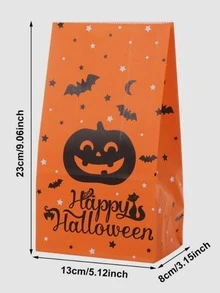 5pcs Halloween Print Paper Gift Bag - Multicolor - View 3