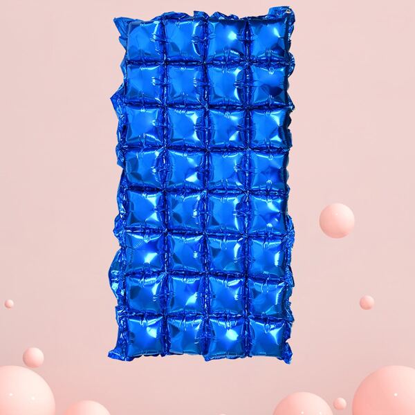 

1pc Background Wall Shaped Balloon, Blue
