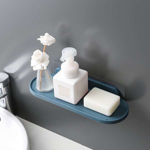 

1pc Wall Mounted Random Color Storage Rack, Multicolor