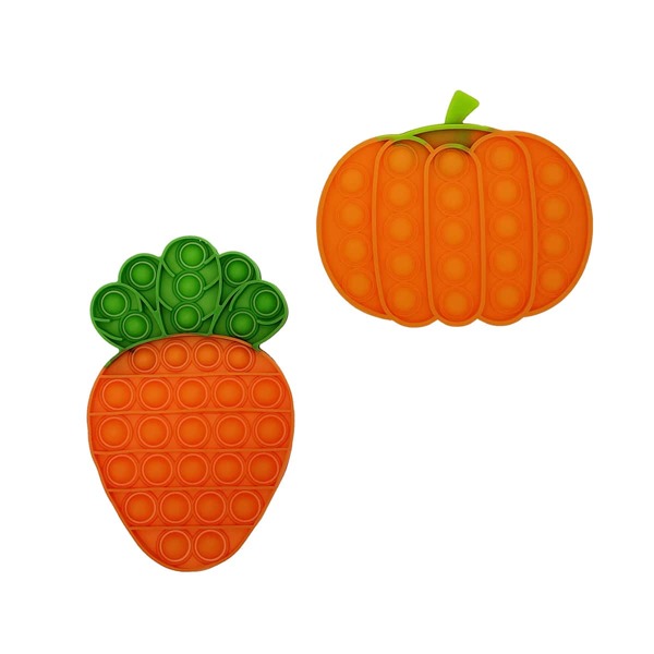 

2pcs Push Pop Bubble Set, Multicolor