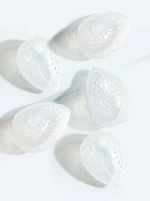 MAANGE 5 件化妆海绵收纳盒，化妆工具收纳，方便旅行携带 - 無色 - 查看 1