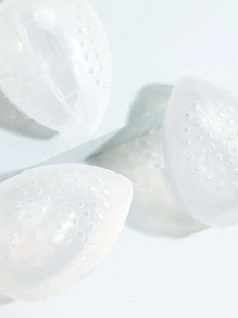 MAANGE 5 件化妆海绵收纳盒，化妆工具收纳，方便旅行携带 - 無色 - 查看 3