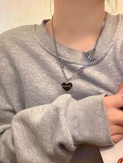 ネックレス ハートチャーム