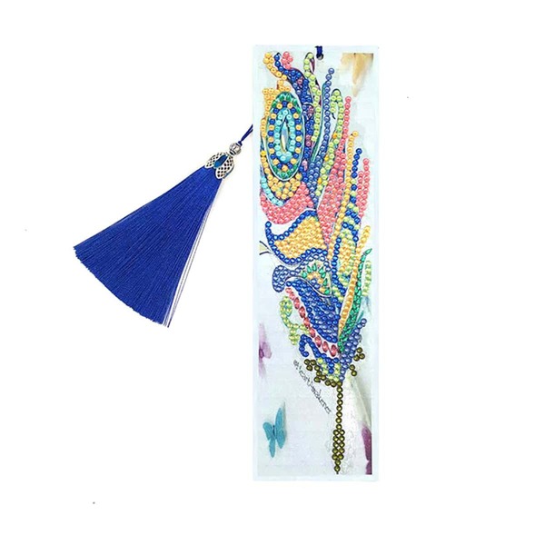 

1set DIY Diamond Painting Bookmark, Multicolor