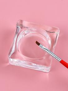 Square Shaped Nail Art Brush Washing Cup