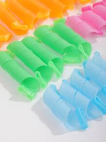 18入組便攜式魔術捲髮器髮型配件捲髮器髮型設計工具DIY捲髮器