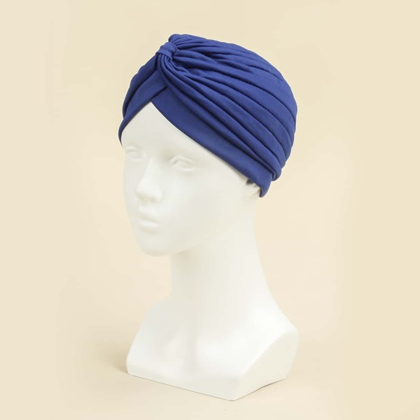 

Solid Head Wrap, Blue