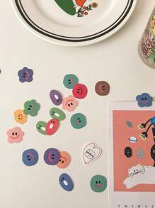 110入組卡通圖案貼紙 - 彩色 - 查看 6