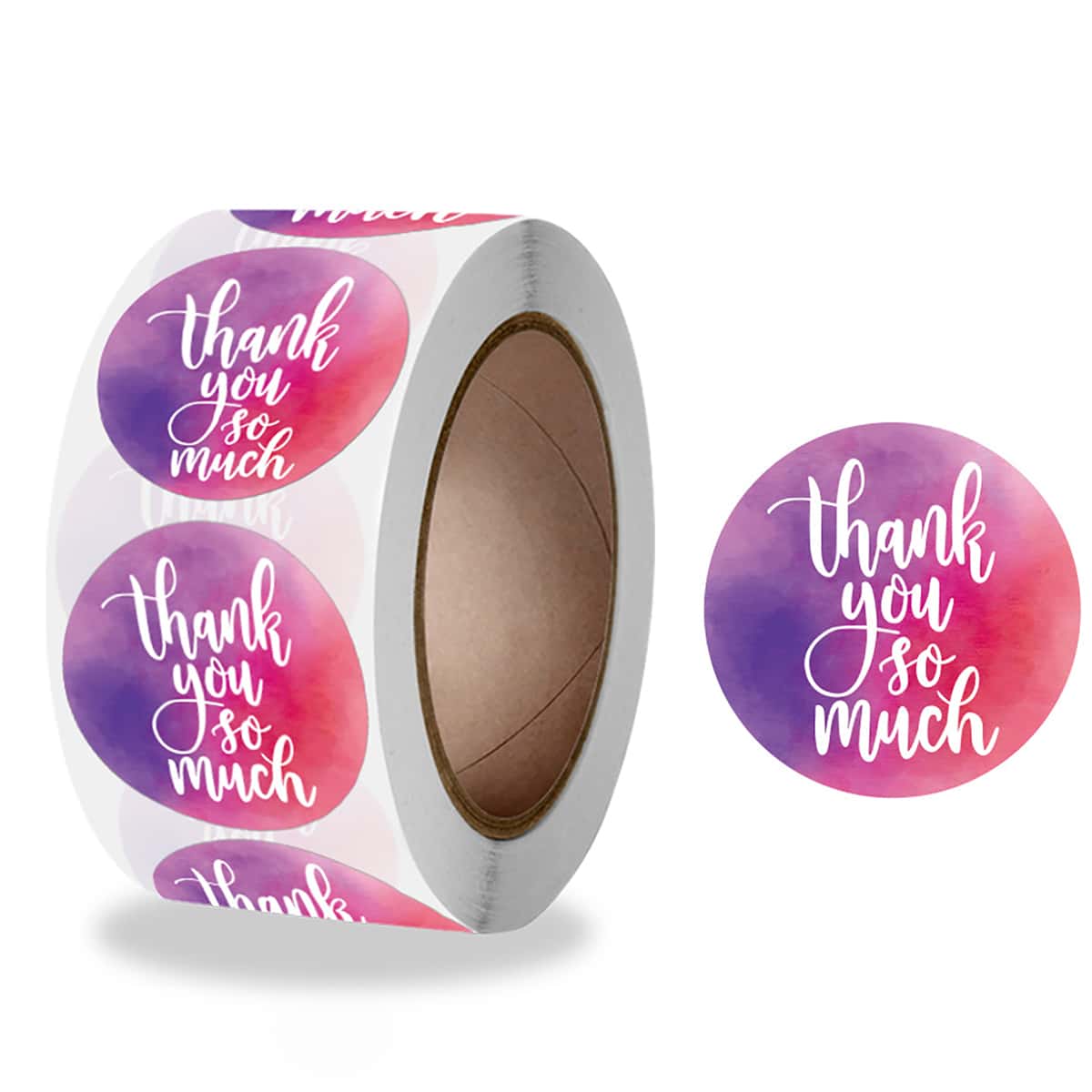 

2rolls Slogan Graphic Sticker, Multicolor