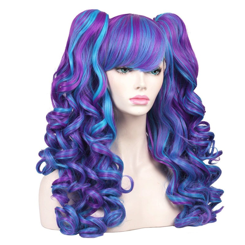 

Christmas Long Curly Cosplay Wig, Multicolor