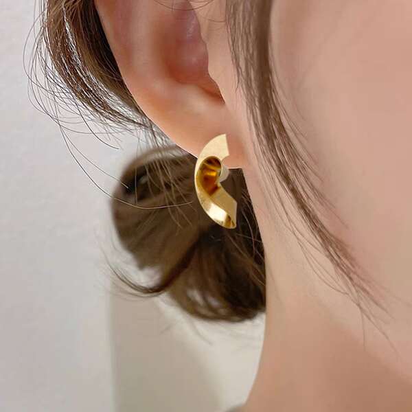 

14K Gold Plated Irregular Earrings