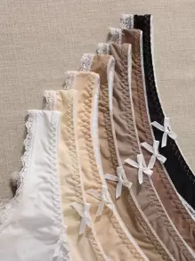 PetitDoll 7packs Contrast Lace Sexy Panties Set - Multicolor - View 3