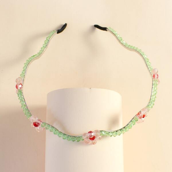 

Toddler Girls Beaded Hair Hoop, Multicolor