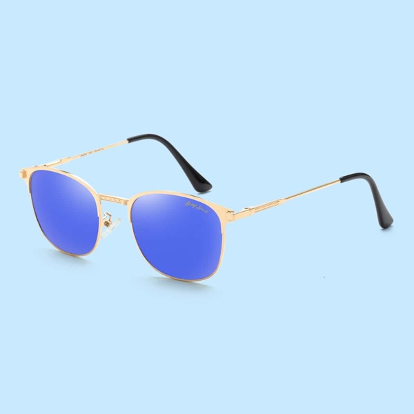 

Men Metal Frame Sunglasses, Royal blue