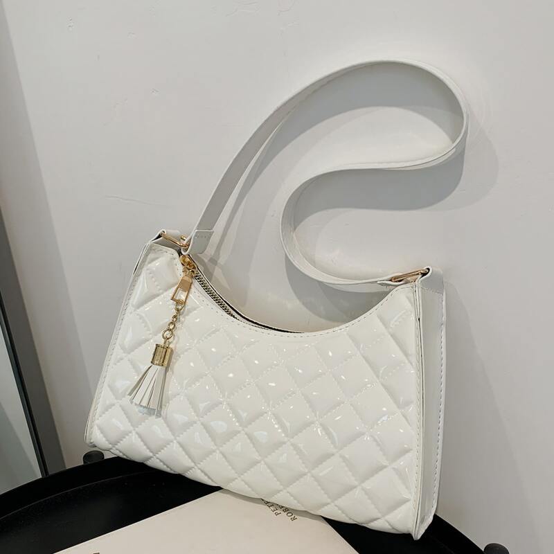 

Minimalist Shoulder Bag, White