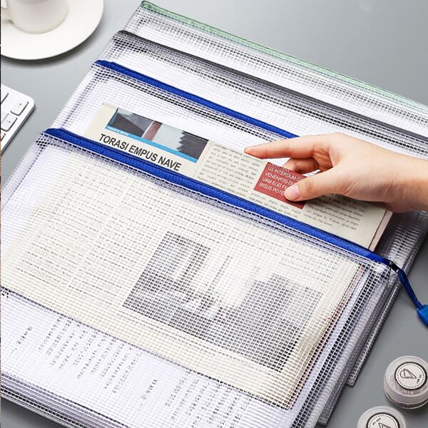 

5pcs Waterproof File Pocket Set, Multicolor