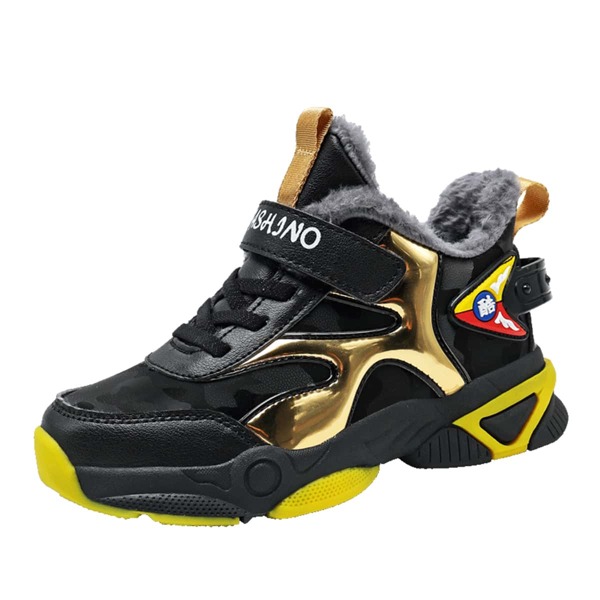 

Boys Letter Graphic Velcro Strap Sneakers, Multicolor