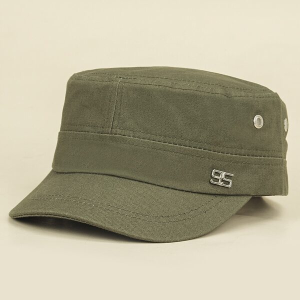 

Men Number Decor Hat, Army green